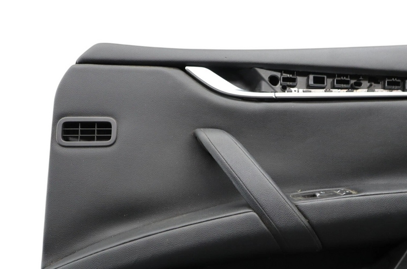 Load image into Gallery viewer, 14-17 Maserati Ghibli Front Right Side Interior Door Panel Cover Black Oem
