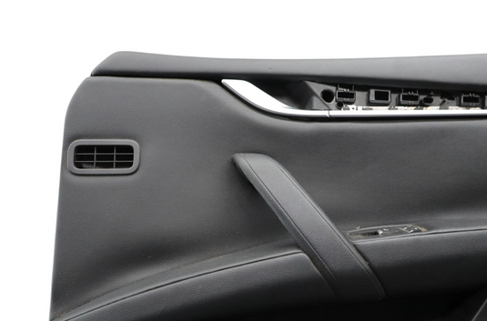 14-17 Maserati Ghibli Front Right Side Interior Door Panel Cover Black Oem