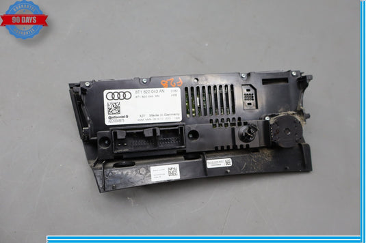 09-12 Audi A4 Auto Single Zone Climate Control Panel W/ Heated Seats Oem