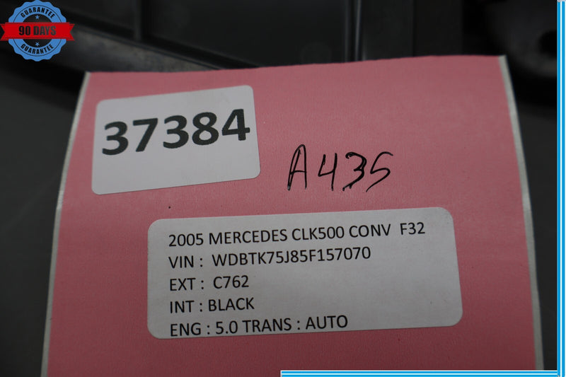 Load image into Gallery viewer, 03-09 Mercedes CLK320 CLK500 W209 Rear Right Side Convertible Flap Oem
