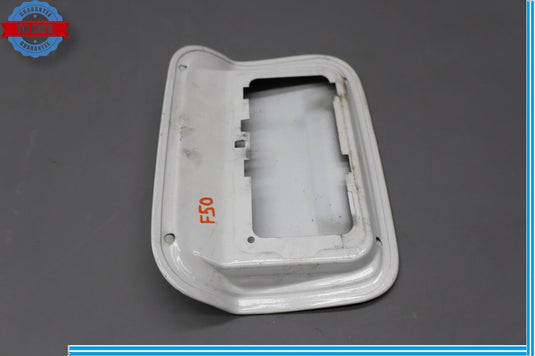 09-15 BMW 740i 750Li xDrive Rear Fuel Tank Filler Door Cover Lid White Oem