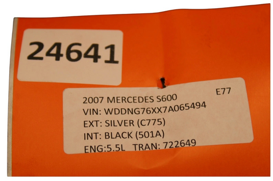 07-14 Mercedes CL600 S600 Left Driver Side Turbocharger Turbo Manifold Oem