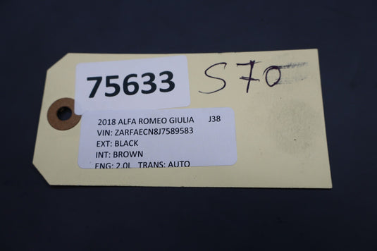 17-23 Alfa Romeo Giulia 2.0L Engine Gas EGR Exhaust Recirculation Valve Oem