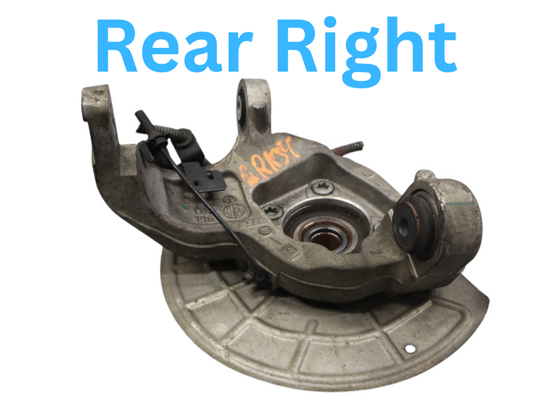 Load image into Gallery viewer, 17-23 Alfa Romeo Giulia Rear Right Side Wheel Spindle Knuckle &amp; Hub Oem
