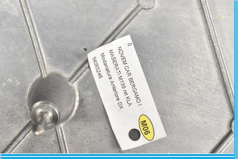 Load image into Gallery viewer, 04-13 Maserati Quattroporte M139 Front Right Door Trim Panel Molding Black Oem
