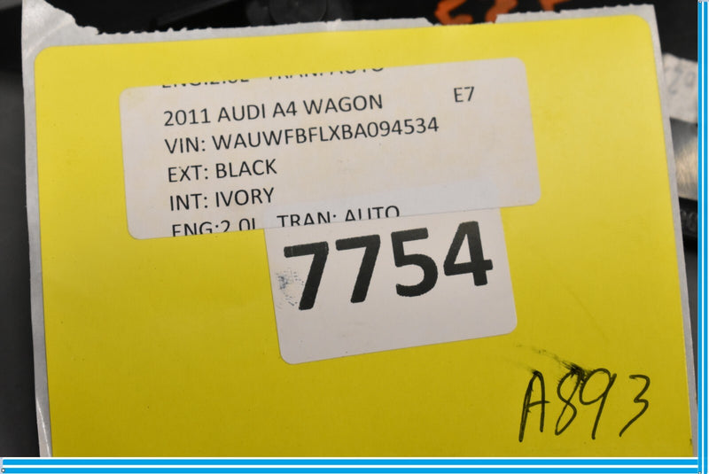 Load image into Gallery viewer, 09-16 Audi A4 Wagon Rear Left Side Door Window Corner Trim Panel Black Oem
