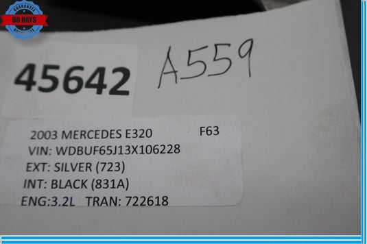 03-11 Mercedes W211 E320 E500 Body Control Module Unit ECU ECM BCU BCM Oem