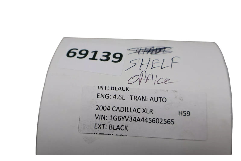 Load image into Gallery viewer, 04-09 Cadillac XLR Convertible Hard Top Flap Black 88956627 Oem
