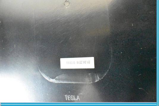 16-20 Tesla Model X Front Left / Right 1st Row Seat Back Cover Shell Black OEM