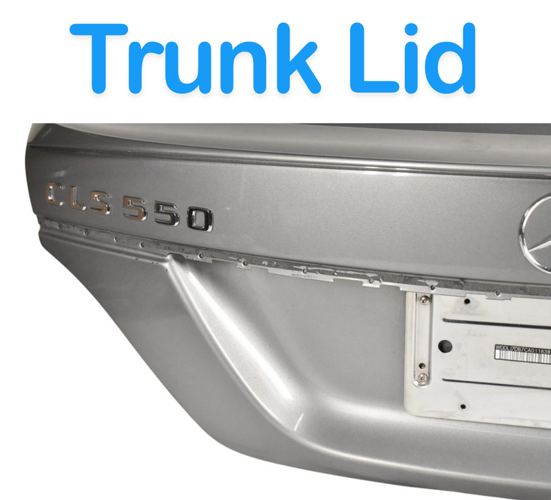 Load image into Gallery viewer, 12-18 Mercedes W218 CLS550 CLS400 Trunk Lid Shell Panel Assembly Silver OEM
