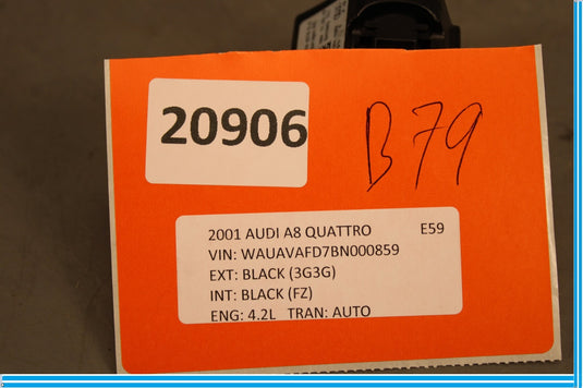 11-14 Audi A8 Quattro Clock Time Display Analogue Watch Oem
