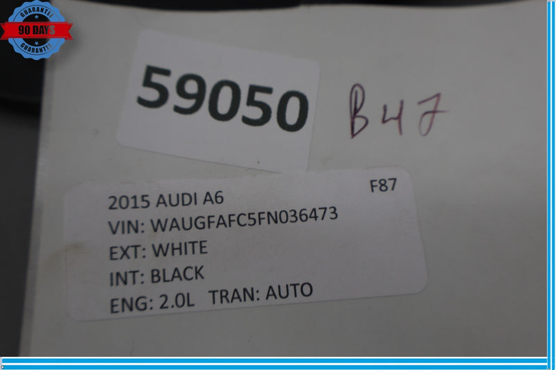 Load image into Gallery viewer, 12-18 Audi A6 Front Left Driver Side Seat Inner Trim Cover Panel Oem
