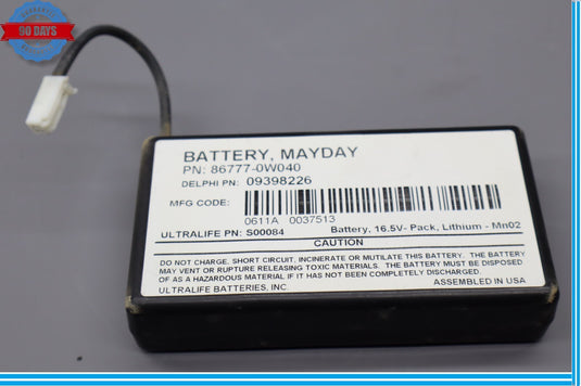 07-09 Lexus LS460 Battery Mayday Communication Control Module Oem