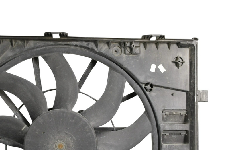 Load image into Gallery viewer, 11-18 Porsche Cayenne Hybrid Engine Cooling Fan Motor Assembly Shroud Oem
