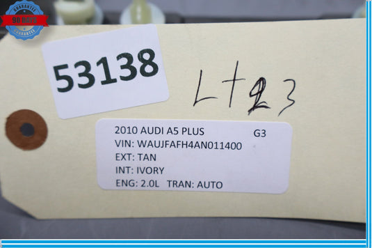 10-17 Audi A5 A5 Quattro Rear Convertible Roof Header Trim Cover Panel Oem