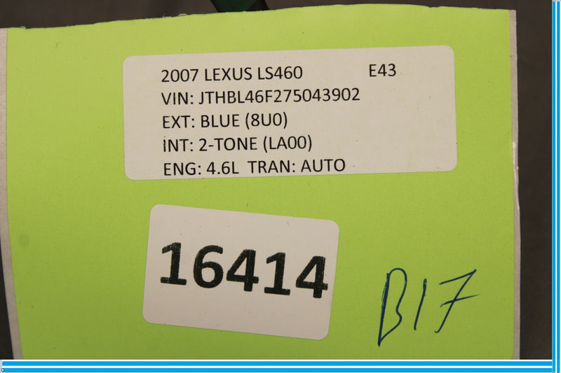 Load image into Gallery viewer, 07-12 Lexus LS460 Rear Trunk Lid Back Up Reverse Backup Parking Camera Oem
