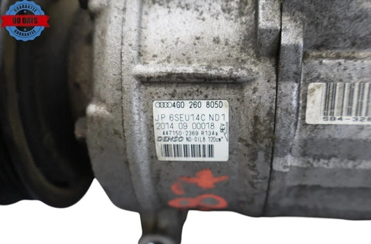 12-17 Audi A6 Quattro A/C AC Air Conditioning Compressor Clutch 4G0260805D Oem