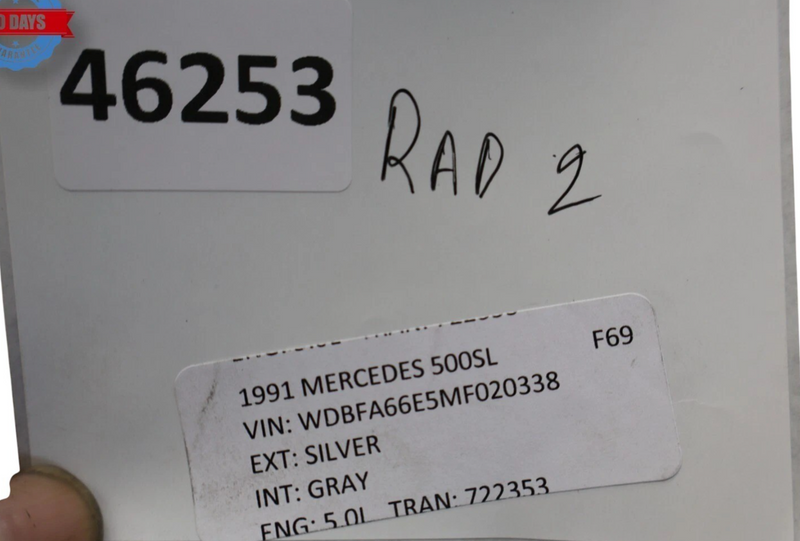 Load image into Gallery viewer, 90-02 Mercedes R129 500SL Engine Cooling Radiator A/C Air AC Condenser Oem

