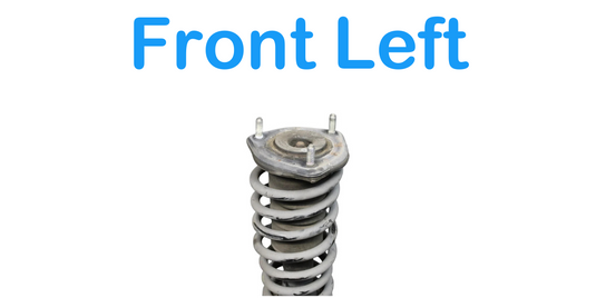 2007 - 2012 LEXUS LS460 RWD FRONT LEFT SHOCK ABSORBER STRUT & COIL SPRING OEM