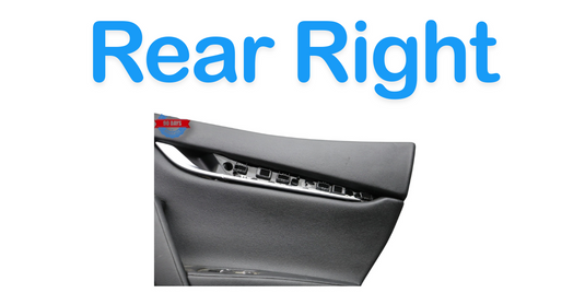 14-22 Maserati Ghibli M157 Rear Right Side Interior Door Panel 670018318 Oem