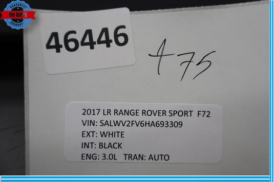 14-17 LR Range Rover Sport Front Right Side Center Console Panel Cover Trim Oem