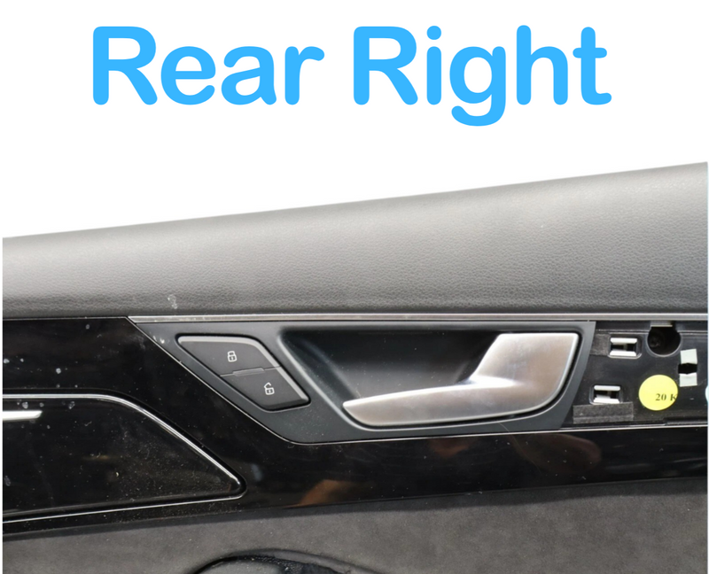 Load image into Gallery viewer, 11-17 Audi A8 A8L Quattro Rear Right Passenger Side Interior Door Panel Trim Oem
