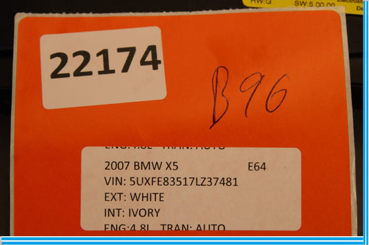 07-13 BMW X5 E70 Front Left Driver Side Seat Adjustment Control Switch Oem