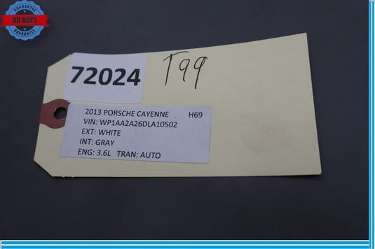 11-14 Porsche Cayenne 958 Rear Left Driver Side Bumper Mount Bracket Oem