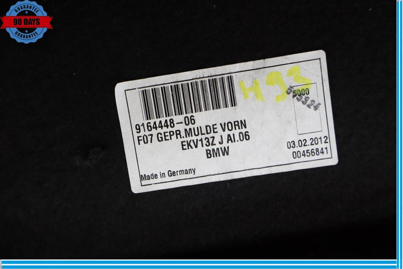 Load image into Gallery viewer, 10-13 BMW 535i GT xDrive Rear Trunk Tray Storage Compartment Carpet Trim Oem
