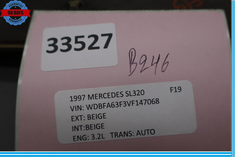 Load image into Gallery viewer, 90-02 Mercedes R129 SL500 SL320 Left Driver Side Sun Visor Trim Cover Oem
