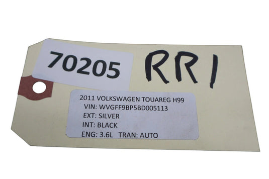 11-17 Volkswagen Touareg Left Roof Rail Rack Luggage Carrier Molding Oem