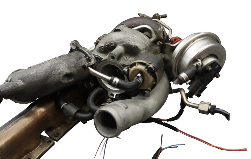 Load image into Gallery viewer, 03-08 Bentley Continental GTC GT 6.0L Left Side Turbocharger  Turbo Manifold OEM
