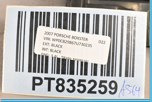 05-12 Porsche Boxster 987 Upper Steering Column Trim Cover 99755247301 Oem