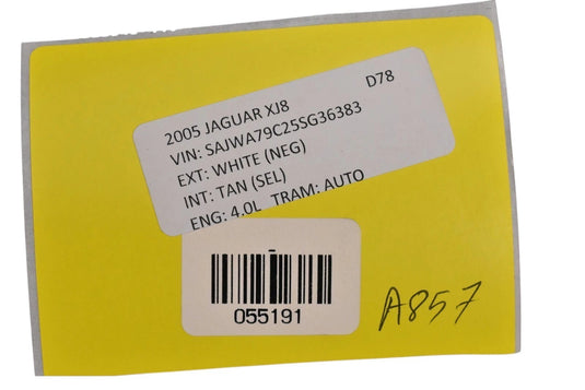 03-13 Maserati Quattroporte M139 Front Right Side Seat Air Valve Module OEM