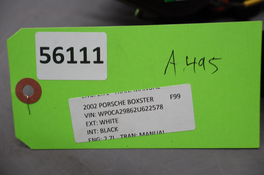 97-04 Porsche Boxster 911 Front Right Seat Belt Seatbelt Retractor Black Oem
