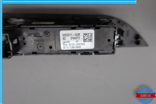 12-18 BMW 320i 328i Center Console Operating Switch Unit Black 61319252911 Oem