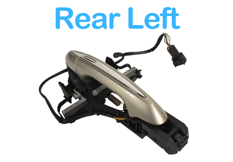 Load image into Gallery viewer, 10-19 Jaguar X351 XJ XJR Rear Left Side Exterior Door Handle W/ Keyless Go Oem
