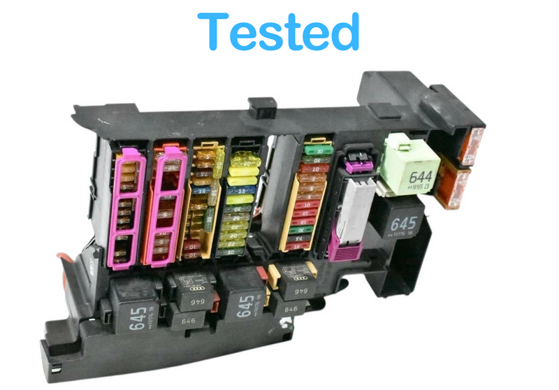 Load image into Gallery viewer, 11-18 Audi D4 A8 A8L Quattro Fuse Box Control Module Unit W/ Mount Bracket OEM
