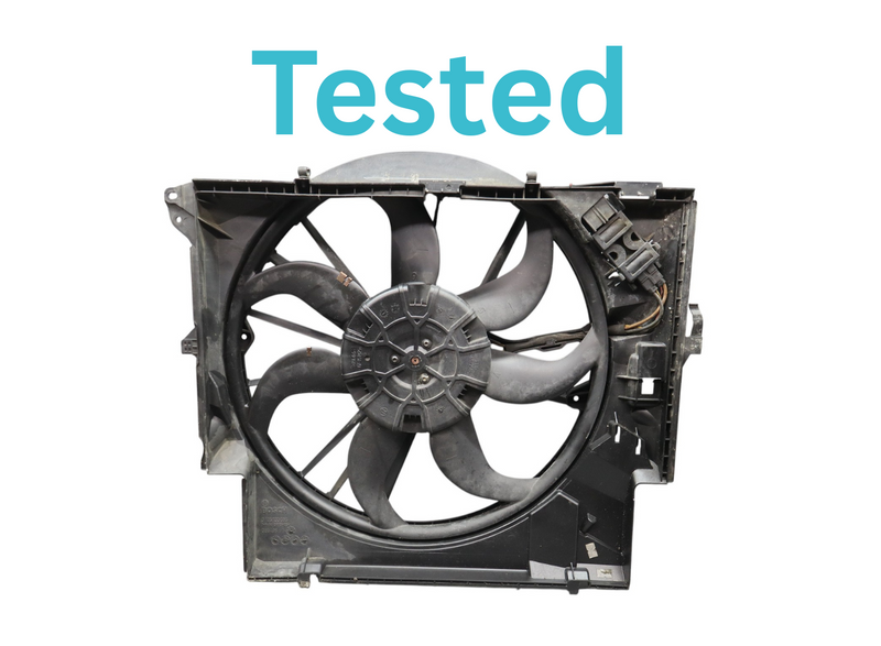 Load image into Gallery viewer, 07-13 BMW Z4 Engine Radiator Cooling Fan Motor Shroud 0130706839 Oem
