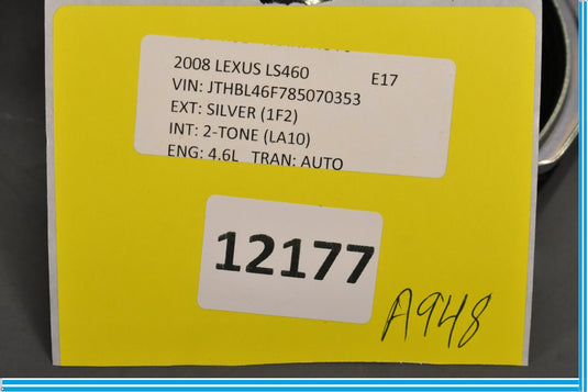 07-17 Lexus LS460 Rear Left Driver Side Quarter Panel Radio Speaker Oem