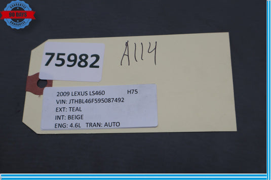 07-17 Lexus LS460 Front Left Driver Side Hood Panel Hinge 5342050080 Oem
