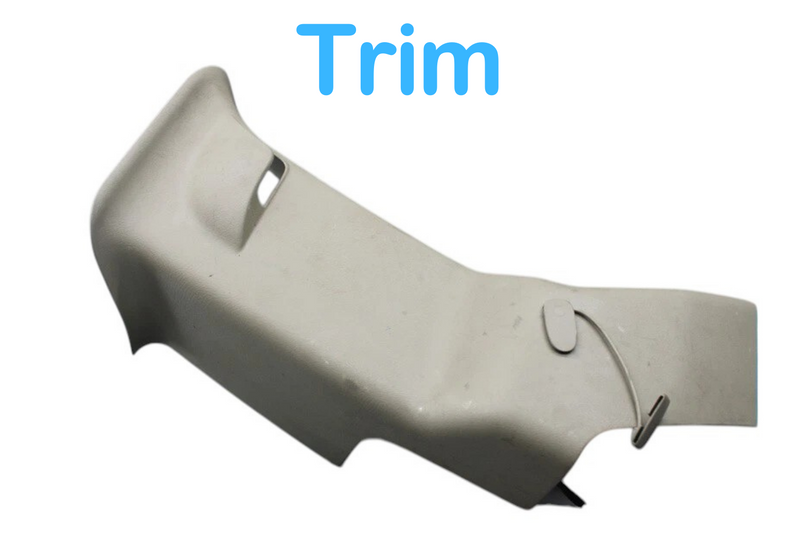 Load image into Gallery viewer, 03-07 HUMMER H2 Rear Left Driver Side C Pillar Trim Cover Panel 067347187 OEM
