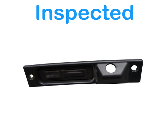 17-23 Alfa Romeo Giulia Trunk Deck Lid Rear View Camera Bezel & Switch Oem