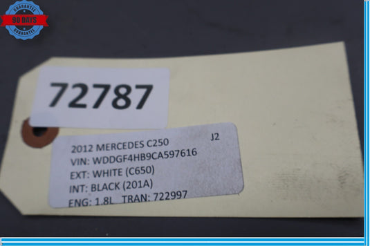 08-14 Mercedes W204 C250 C300 Rear Left Driver Side Shock Absorber Strut Oem