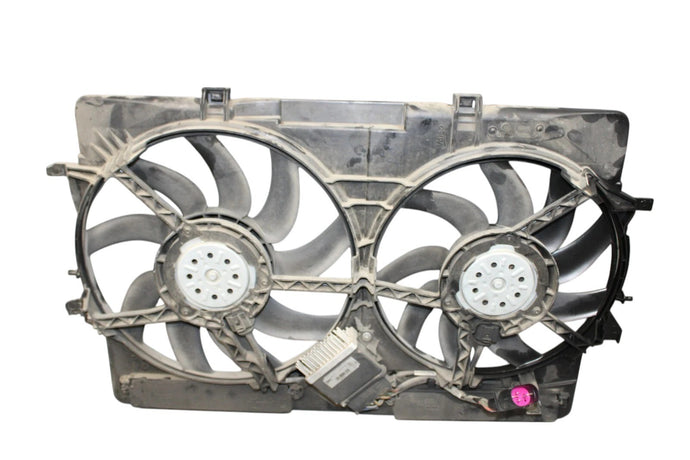 09-16 Audi A4 Radiator Dual Cooling Fan Shroud Assembly w/ Module 8K0121003 Oem