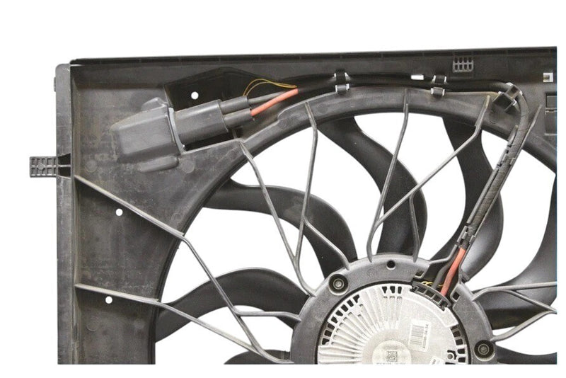 Load image into Gallery viewer, 13-16 Mercedes X166 GL550 GL450 Engine Motor Radiator Cooling Fan Assembly Oem
