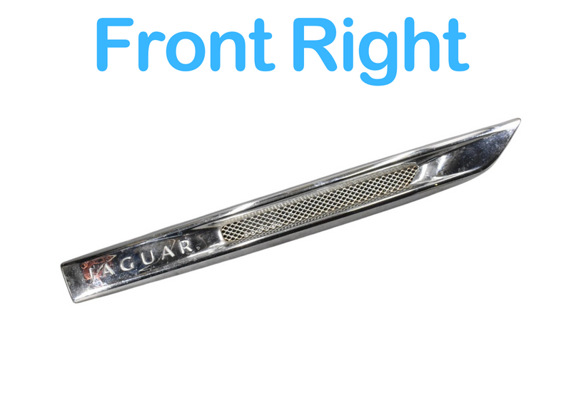 Load image into Gallery viewer, 10-15 Jaguar XJ XJL X351 Front Right Side Fender Molding Chrome AW93280B10AD Oem
