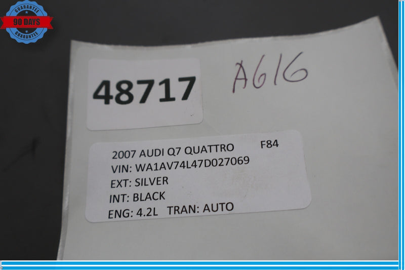 Load image into Gallery viewer, 07-15 Audi Q7 4L Front Left Driver Side Seat Belt Seatbelt Trim Cover Black Oem
