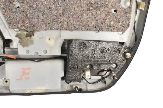 04-08 Cadillac XLR Left Driver Side Interior Door Panel Cover Trim Black Oem