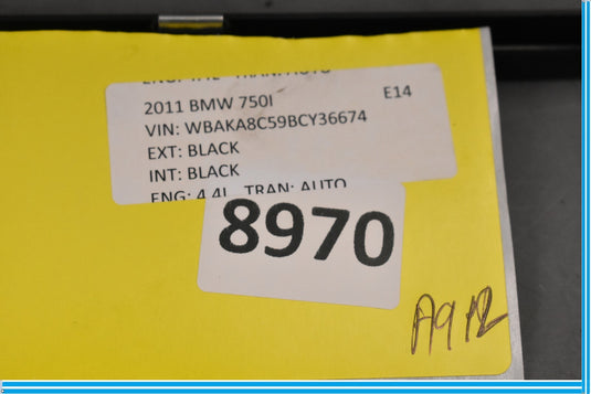 09-15 BMW 750i 750Li F01 Center Dashboard Speedometer Lower Trim Cover Oem